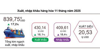 Báo cáo tình hình Kinh tế - xã hội tháng Mười Một và 11 tháng năm 2025 của Cục Thống kê