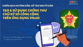 Triển khai chiến dịch hỗ trợ người dân tạo và sử dụng chữ ký số trên VNeID
