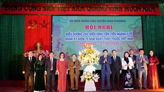 Huyện Đan Phượng biểu dương điển hình tiên tiến ngành Y tế
