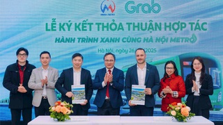 Hanoi Metro và Grab Việt Nam ký kết thỏa thuận thúc đẩy phát triển đường sắt đô thị Hà Nội