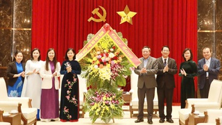 Trung ương Hội Liên hiệp phụ nữ Việt Nam chúc mừng Đảng bộ Thành phố