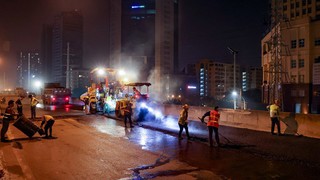 Hà Nội phân luồng phục vụ sửa chữa đường Vành đai 3 trên cao