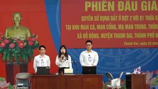 Huyện Thanh Oai chú trọng thực hiện đồng bộ các giải pháp thu ngân sách từ đấu giá đất