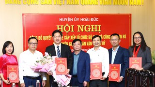 Hoài Đức công bố quyết định thành lập Ban Tuyên giáo và Dân vận Huyện ủy