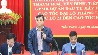 Thạch Thất tập trung đẩy nhanh tiến độ giải phóng mặt bằng Dự án tuyến đường cao tốc Đại lộ Thăng Long