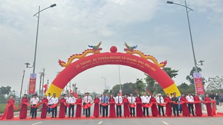 Hà Nội khánh thành, thông xe tuyến đường Lê Quang Đạo kéo dài