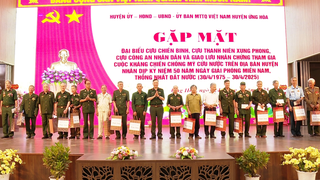 Ứng Hòa gặp mặt đại biểu cựu chiến binh tham gia kháng chiến chống Mỹ cứu nước