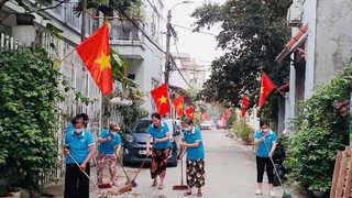 Phụ nữ Thủ đô tổng vệ sinh môi trường dịp kỷ niệm 50 năm Ngày Giải phóng miền Nam, thống nhất đất nước