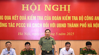 Thông qua kết quả kiểm tra công tác phòng cháy, chữa cháy và cứu nạn, cứu hộ tại UBND thành phố Hà Nội