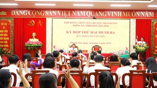 Thanh Oai điều chỉnh kế hoạch đầu tư công năm 2025 lên hơn 1.926 tỷ đồng