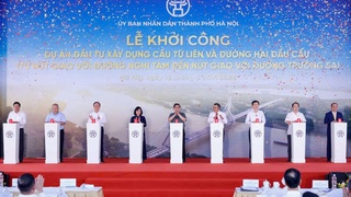 Thủ tướng Phạm Minh Chính phát lệnh khởi công cầu Tứ Liên, yêu cầu hoàn thành trong 24 tháng