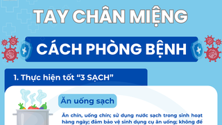 Hướng dẫn cách phòng chống bệnh tay chân miệng