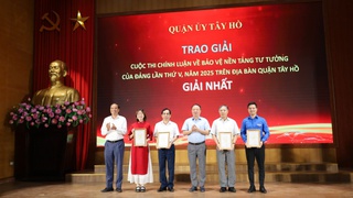 Tây Hồ tổng kết Cuộc thi chính luận bảo vệ nền tảng tư tưởng của Đảng lần thứ 5 năm 2025