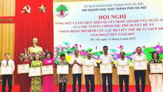 Biểu dương khen thưởng 34 tập thể, cá nhân người cao tuổi có thành tích xuất sắc