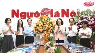 Phó Chủ tịch UBND Thành phố Vũ Thu Hà thăm, chúc mừng Tạp chí Người Hà Nội