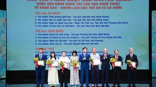 Vinh danh 30 tác phẩm xuất sắc viết về nghề báo và người làm báo