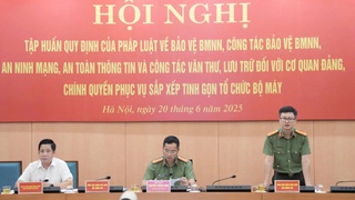 Tập huấn về công tác an toàn thông tin phục vụ sắp xếp tổ chức bộ máy