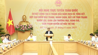 Hội nghị trực tuyến toàn quốc về chống buôn lậu, sản xuất, buôn bán hàng giả