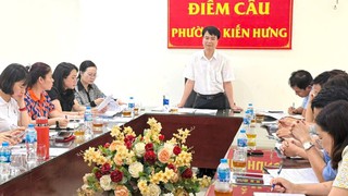Phường Kiến Hưng (mới) vận hành thử nghiệm các hoạt động sau sắp xếp