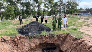 Công an thành phố Hà Nội khám phá thành công vụ án đổ, chôn, lấp chất thải công nghiệp