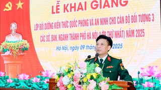 Hơn 80 học viên tham gia bồi dưỡng kiến thức quốc phòng và an ninh đối tượng 3
