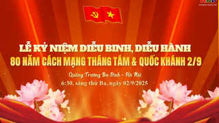 Lễ kỷ niệm, diễu binh, diễu hành 80 năm Cách mạng tháng Tám thành công và Quốc khánh 2/9