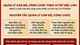 Những quy định mới về quản lý công chức có hiệu lực từ 01/7/2025