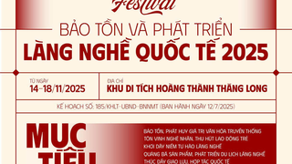 Festival bảo tồn và phát triển làng nghề quốc tế 2025