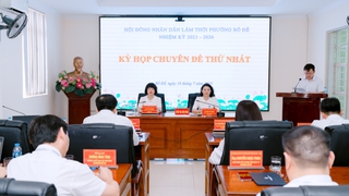 HĐND phường Bồ Đề tổ chức Kỳ họp chuyên đề xác lập nền tảng vận hành chính quyền hai cấp