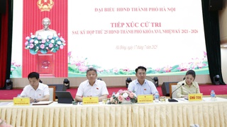 Lịch tiếp xúc cử tri sau kỳ họp thường lệ giữa năm 2025 đợt 3 của HĐND thành phố Hà Nội