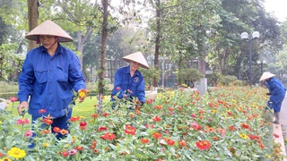 Hà Nội đồng loạt chỉnh trang đô thị hướng tới Quốc khánh 2/9