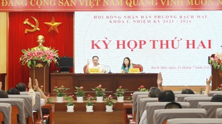 Kỳ họp thứ hai, HĐND phường Bạch Mai: Thông qua nhiều nội dung quan trọng