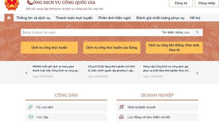 Đẩy mạnh tiếp nhận, giải quyết thủ tục hành chính trực tuyến trên Hệ thống dịch vụ công