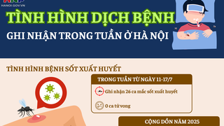 Thông tin tình hình dịch bệnh trên địa bàn thành phố Hà Nội từ (từ ngày 11/7 đến 17/7)