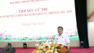 Lịch tiếp xúc cử tri của đại biểu HĐND Thành phố sau kỳ họp thường lệ giữa năm 2025 (đợt 5)