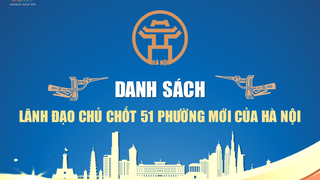 Danh sách lãnh đạo chủ chốt 51 phường mới