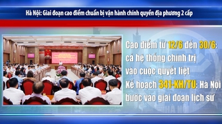 Hà Nội: Giai đoạn cao điểm chuẩn bị vận hành chính quyền địa phương 2 cấp