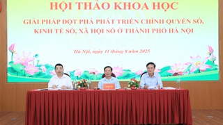 Giải pháp đột phá phát triển chính quyền số, kinh tế số, xã hội số thành phố Hà Nội