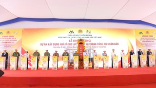 Khởi công dự án xây dựng nhà ở cho lực lượng Công an nhân dân