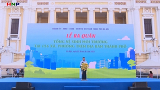 Hà Nội phát động Lễ ra quân tổng vệ sinh môi trường tại 126 xã, phường