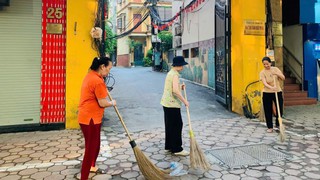 Các phường Giảng Võ, Ngọc Hà, Ba Đình đồng loạt ra quân tổng vệ sinh môi trường