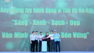 Hà Nội ra quân tổng vệ sinh môi trường trên địa bàn 126 xã, phường
