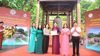 Khánh thành công trình “Lầu chuông” tại Hoàng thành Thăng Long