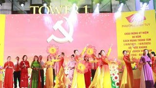 Đặc sắc chương trình nghệ thuật chào mừng thành công Đại hội đại biểu phường Vĩnh Tuy