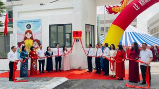 Phường Cầu Giấy gắn biển công trình chào mừng Quốc khánh 2/9