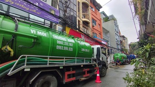 Hiện tượng bùn trào trong thi công đường sắt đô thị đoạn Nhổn - Ga Hà Nội đã được kiểm soát