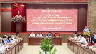 Tiếp tục tiếp thu, bổ sung Dự thảo văn kiện Đại hội Đảng bộ Thành phố đảm bảo chất lượng cao nhất