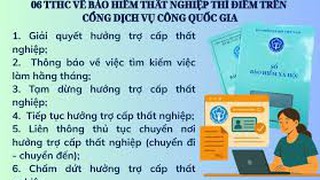 Công bố Danh mục thủ tục hành chính về bảo hiểm thất nghiệp triển khai thí điểm trên Cổng Dịch vụ công quốc gia
