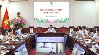 Hội nghị trực tuyến toàn quốc phổ biến Luật Lưu trữ năm 2024