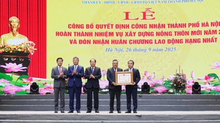 Hà Nội hoàn thành xây dựng nông thôn mới 2024 và đón nhận Huân chương Lao động hạng Nhất